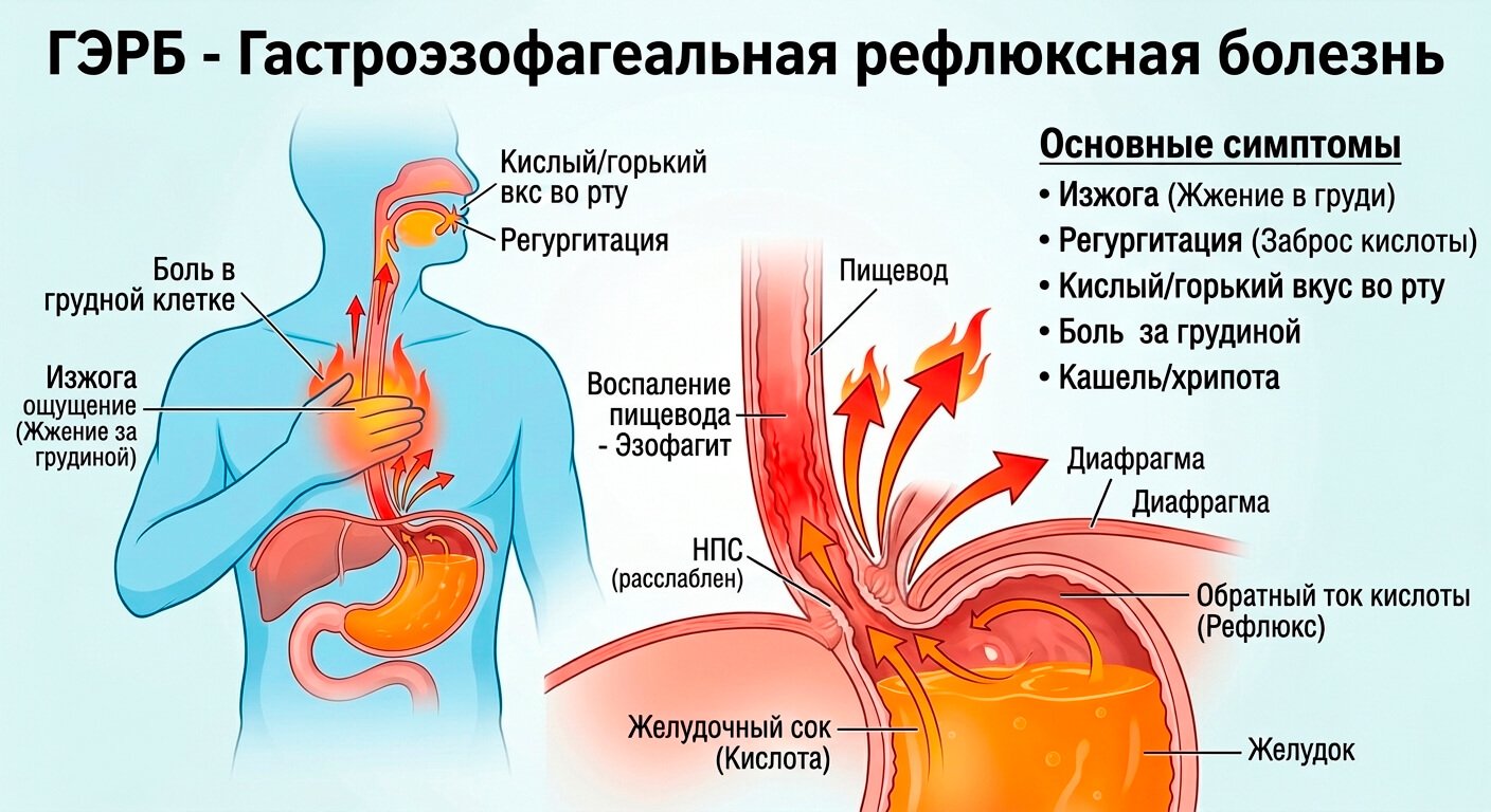 Лечение рефлюкс-эзофагит